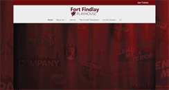 Desktop Screenshot of fortfindlayplayhouse.org
